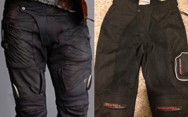 Star-Lord on the left. My pants on the right. 