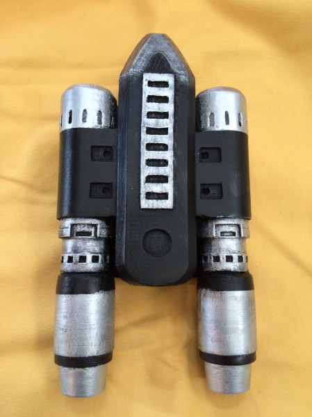 Silver applied from the front. 